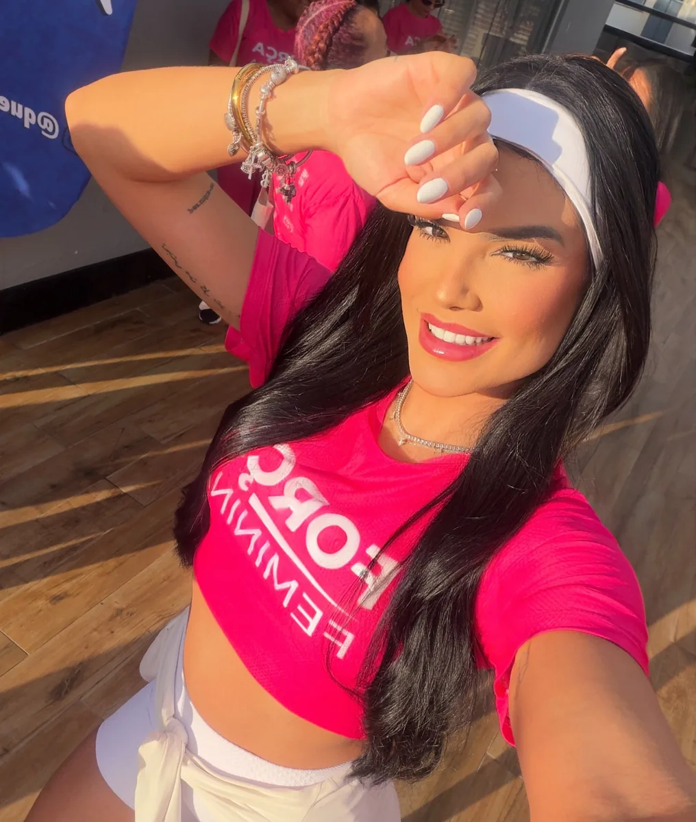 Victória Andrade em registro da experiência Força Feminina
